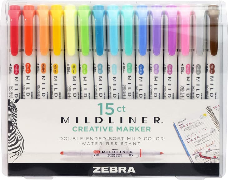 Zebra Pen Mildliner Double Ended Highlighter Review Apartment Therapy